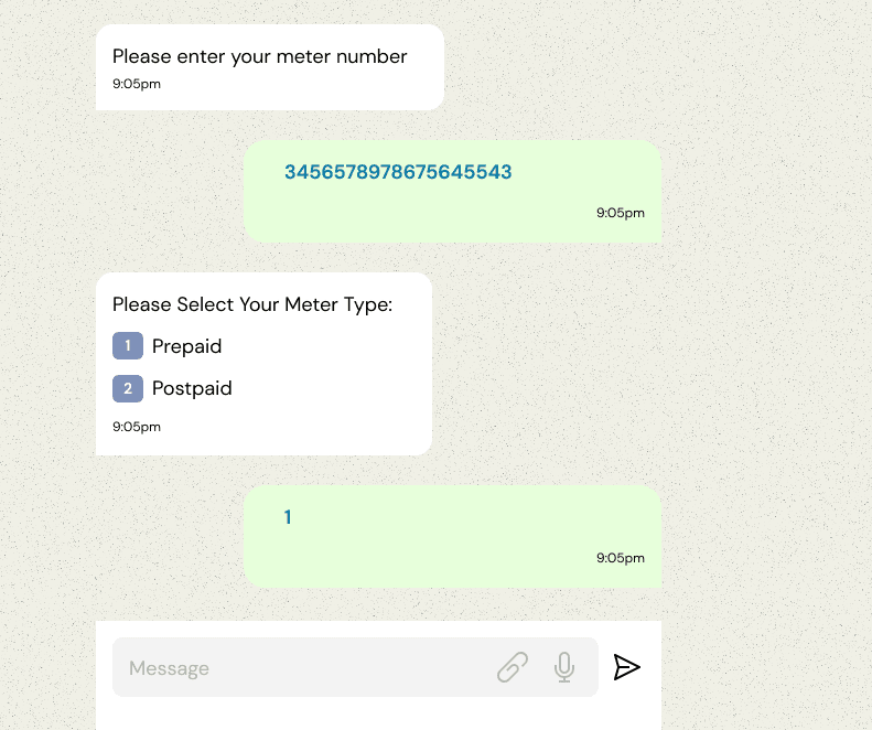 Whatsapp Conversation